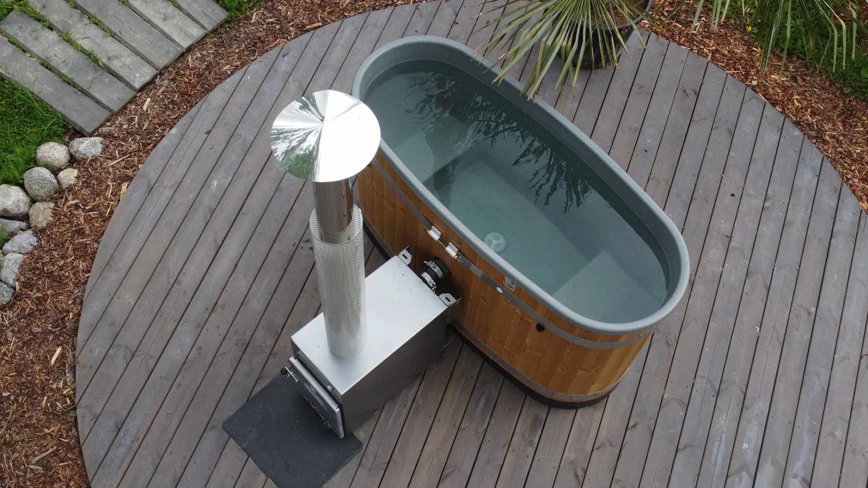 Tiny vildmarksbad til to personer