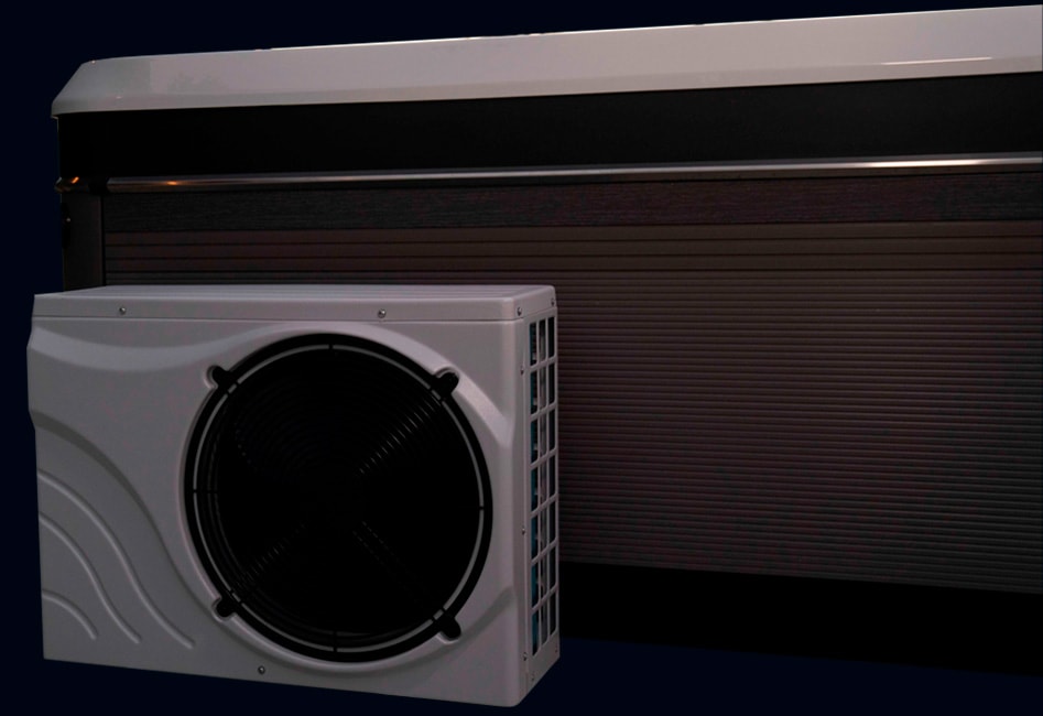 Varmepumpe til udendørs spa