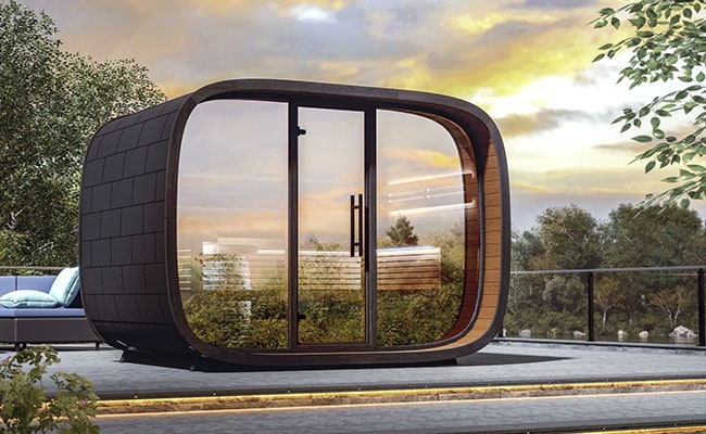 Udendørs sauna Relax Round Cube